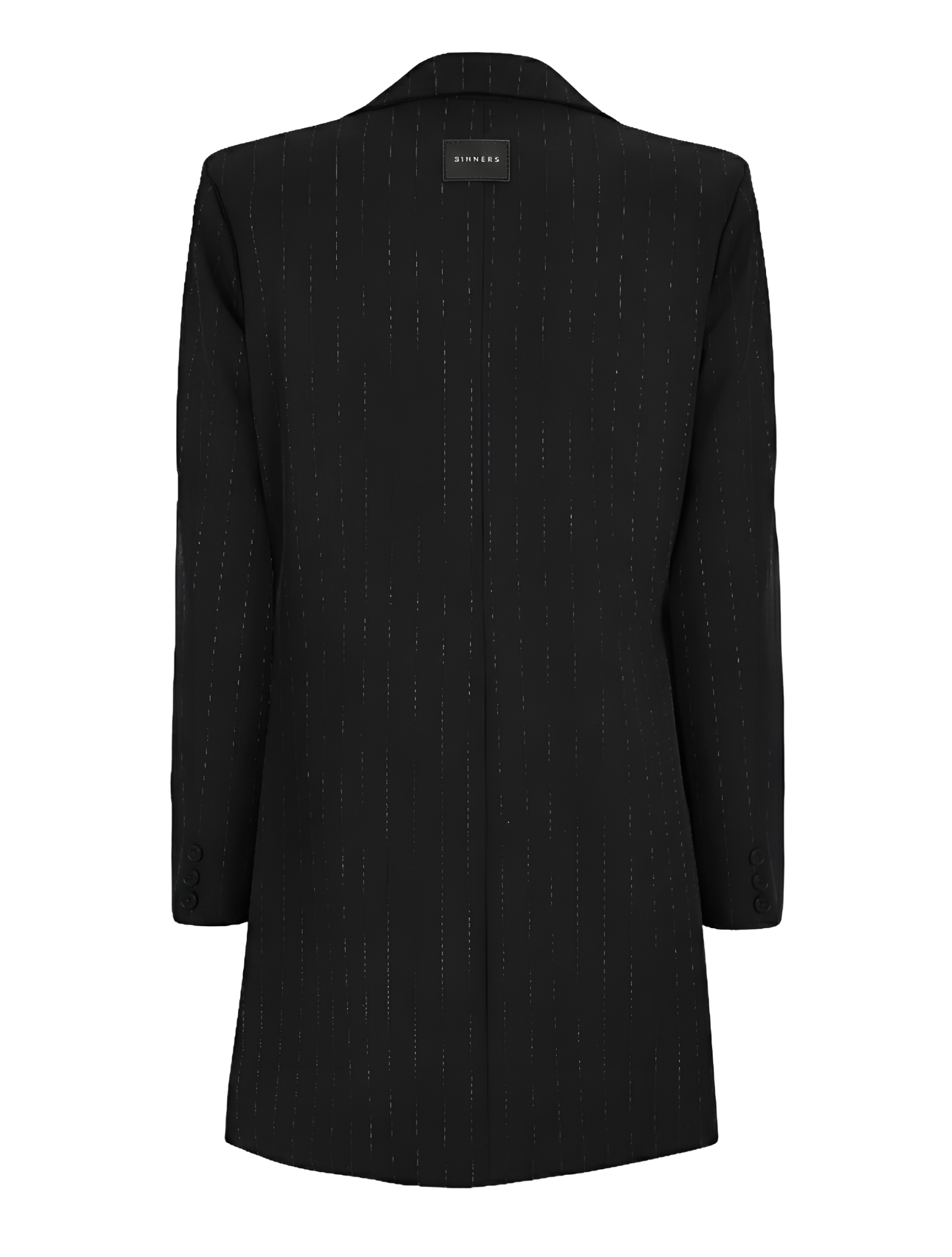SINNERS BLACK TAILORED DIPLOMATIC BLAZER Sinners