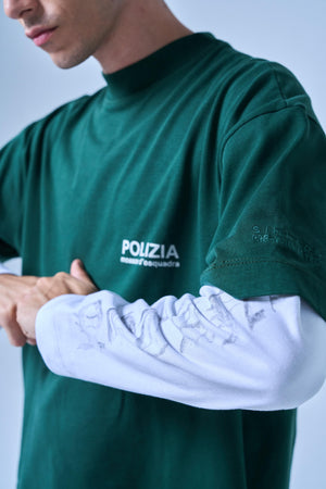 SINNERS POLIZIA GREEN DOUBLE SLEEVE Sinners
