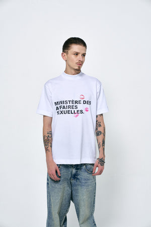 SINNERS MINISTERE WHITE T-SHIRT Sinners