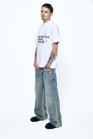 SINNERS MINISTERE WHITE T-SHIRT