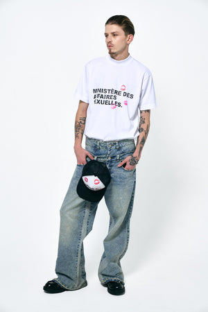 SINNERS MINISTERE WHITE T-SHIRT Sinners