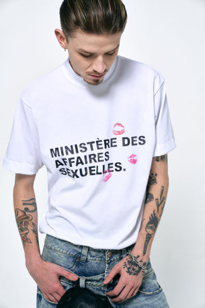 SINNERS MINISTERE WHITE T-SHIRT Sinners