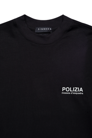SINNERS POLIZIA BLACK DOUBLE SLEEVE Sinners