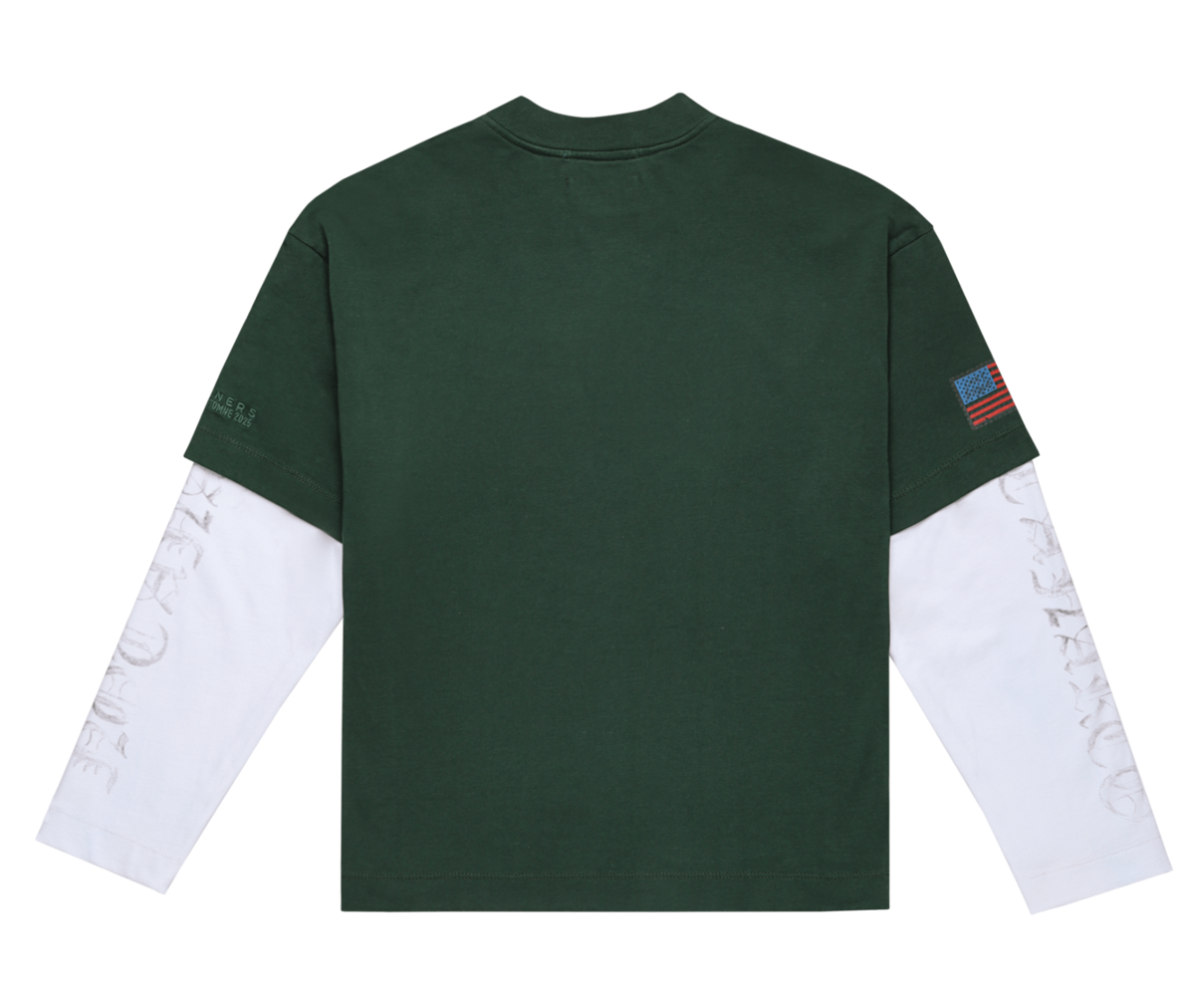 SINNERS POLIZIA GREEN DOUBLE SLEEVE Sinners