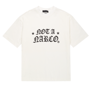 SINNER NOT A NARCO STAR CREME T-SHIRT Sinners