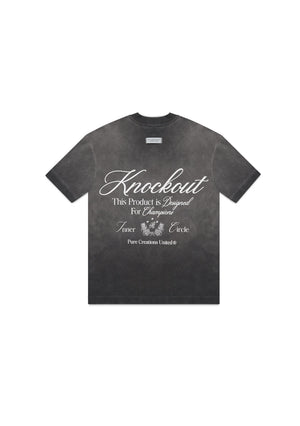 PURE Knockout Inner Circle Grey T-Shirt PURE