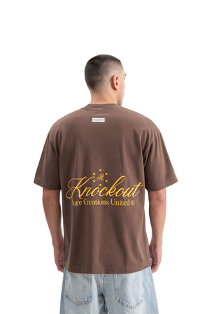 PURE Knockout Brown Yellow T-Shirt