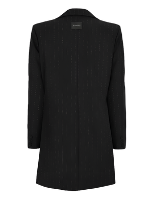 SINNERS BLACK TAILORED DIPLOMATIC BLAZER Sinners