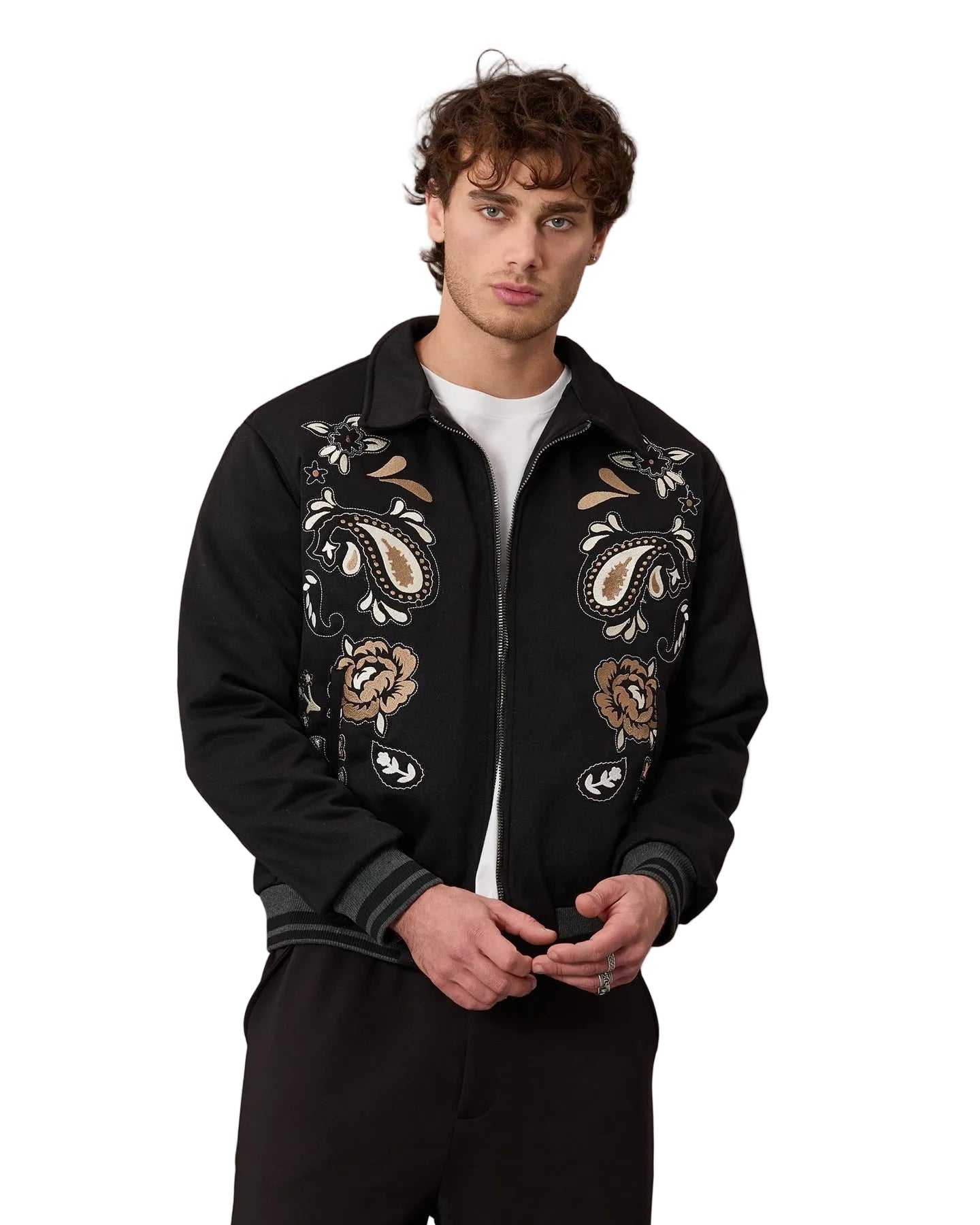 2MORROW Paisley Black Jacket 2Morrow