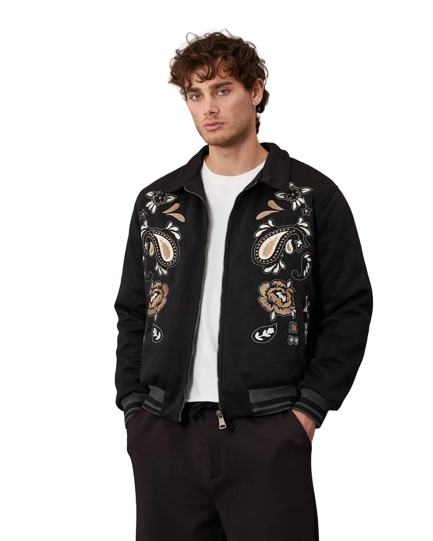 2MORROW Paisley Black Jacket 2Morrow