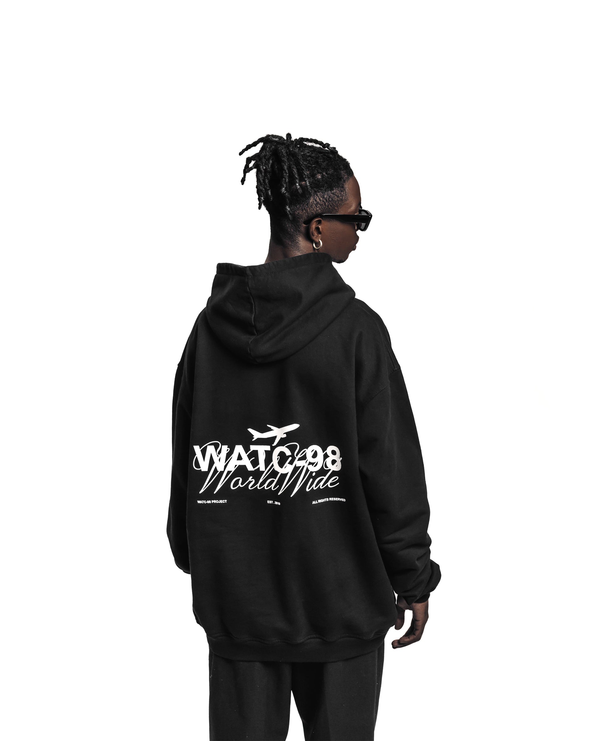WATC-98 Black Hoodie WATC-98