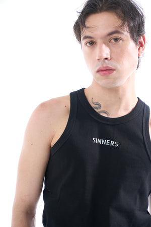SINNERS BLACK MEN TANK TOP Sinners