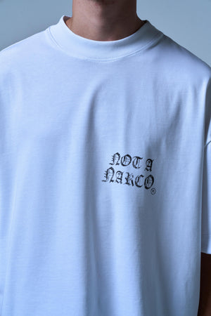 NOT A NARCO FW25 WHITE T-SHIRT Sinners