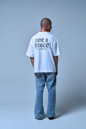 NOT A NARCO FW25 WHITE T-SHIRT Sinners
