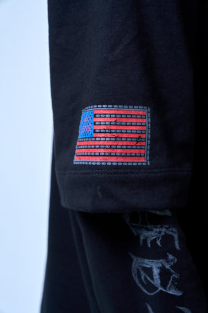 SINNERS POLIZIA BLACK DOUBLE SLEEVE Sinners