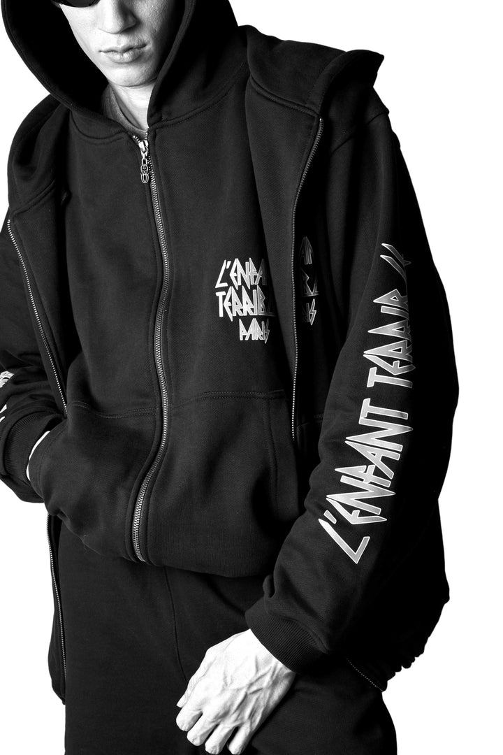 SINNERS DEF BLACK HOODIE