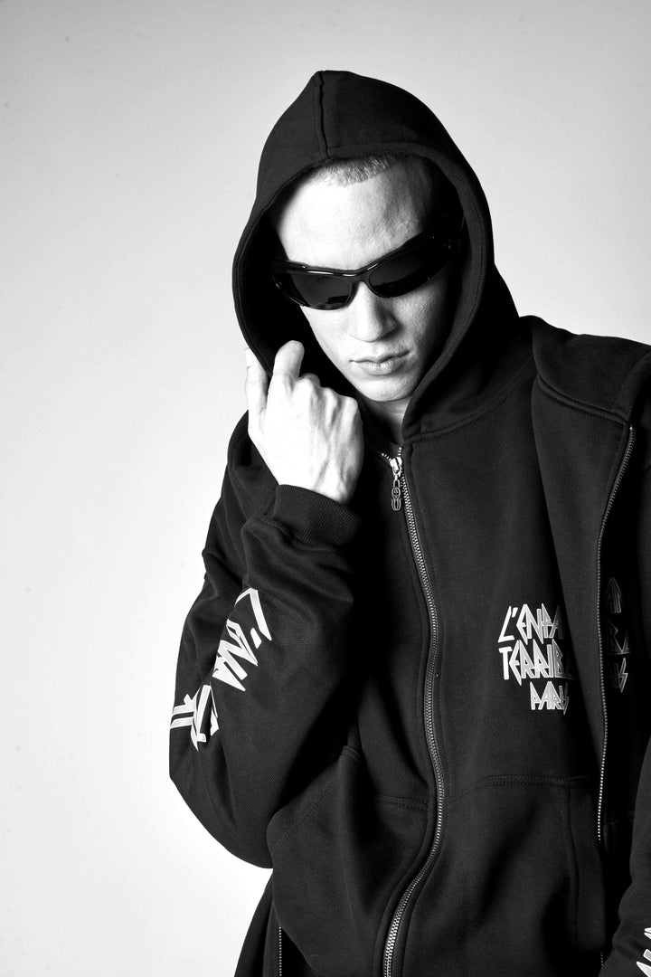 SINNERS DEF BLACK HOODIE