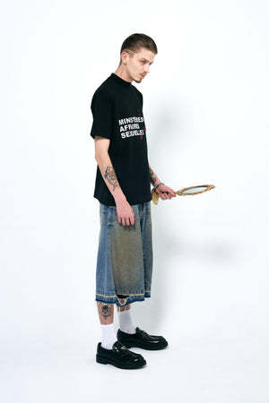 SINNERS MINISTERE BLACK T-SHIRT Sinners