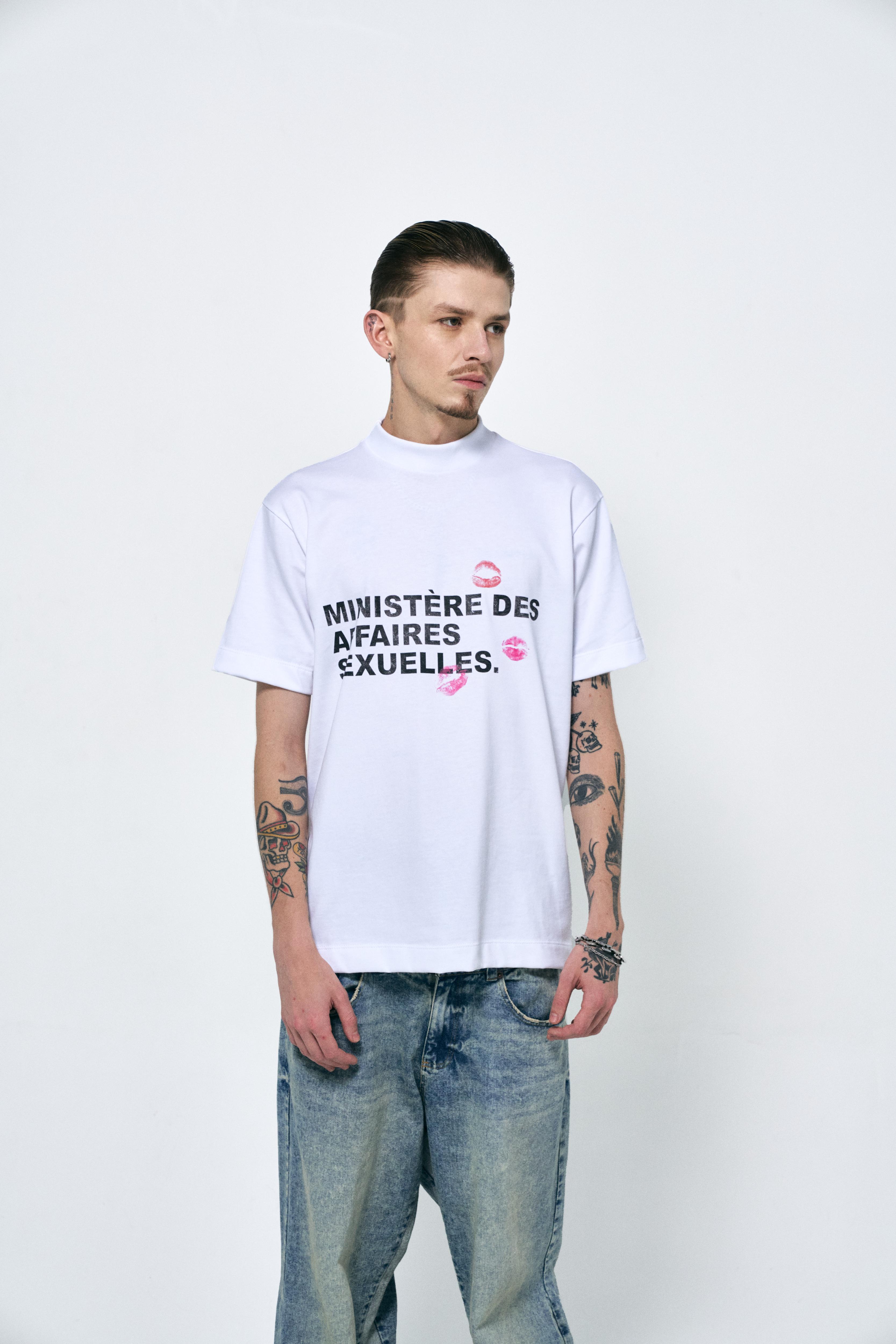 SINNERS MINISTERE WHITE T-SHIRT Sinners