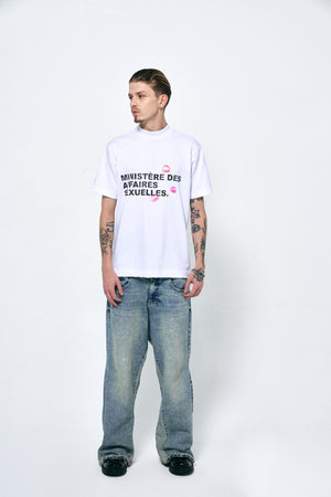 SINNERS MINISTERE WHITE T-SHIRT Sinners