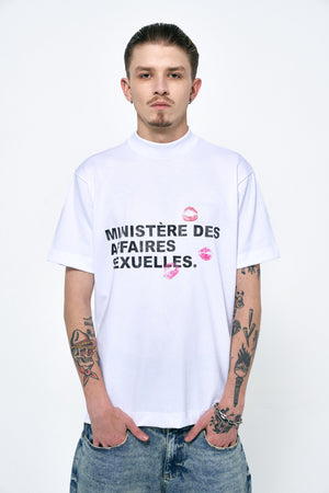 SINNERS MINISTERE WHITE T-SHIRT Sinners