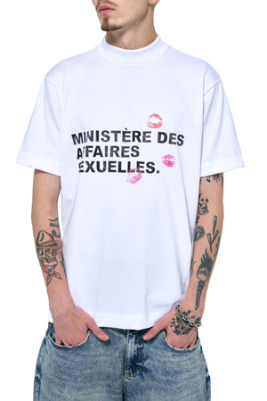 SINNERS MINISTERE WHITE T-SHIRT