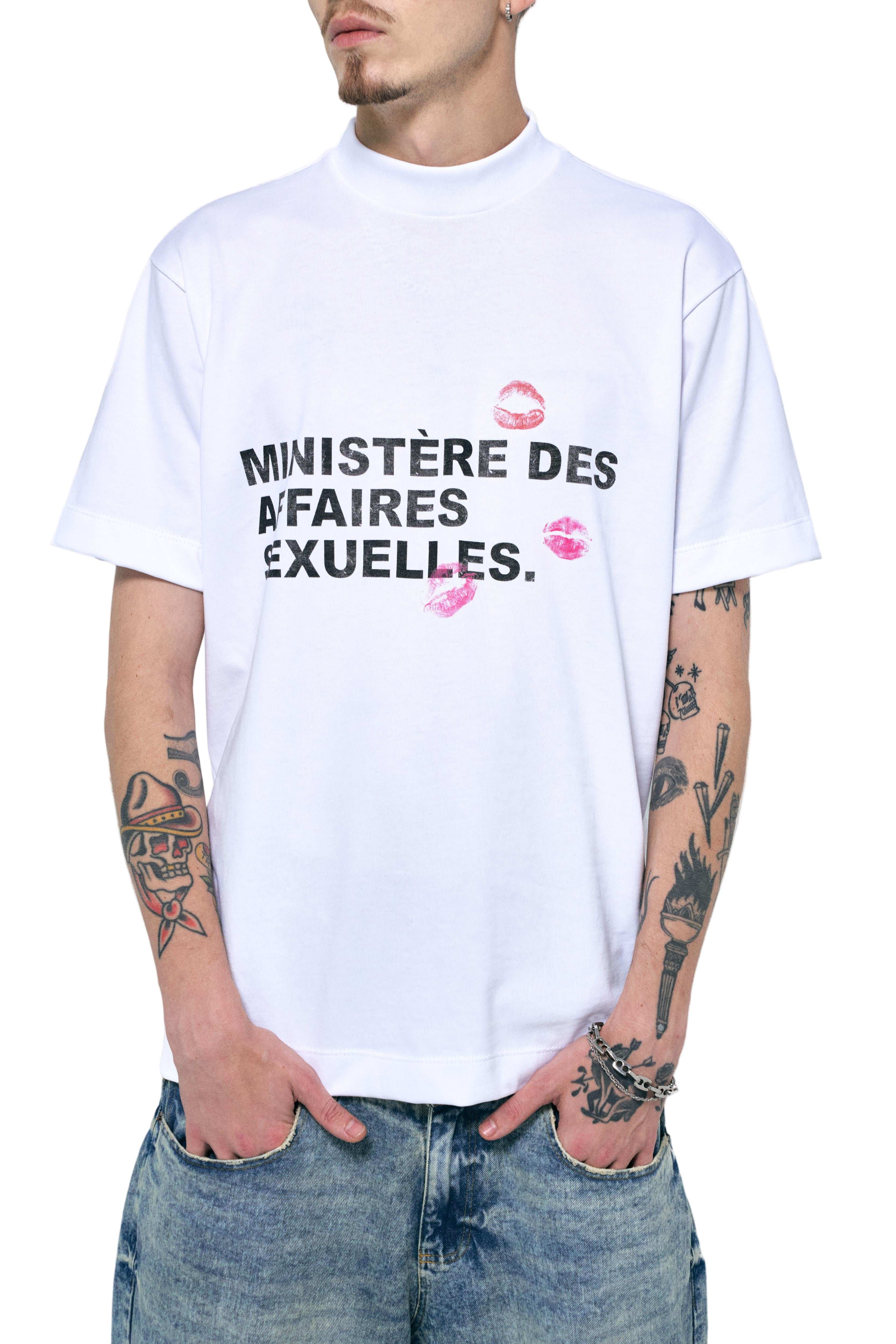 SINNERS MINISTERE WHITE T-SHIRT