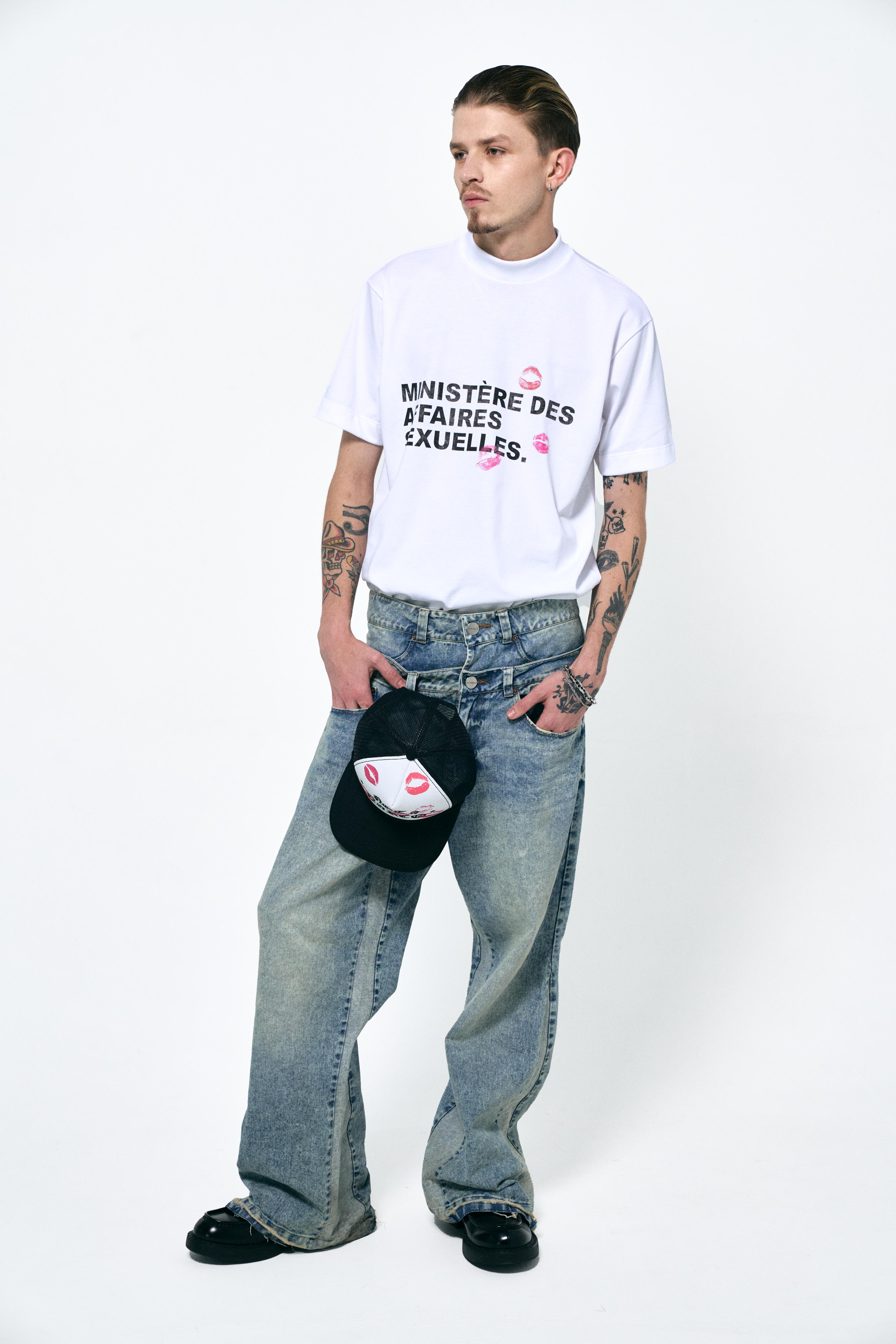 SINNERS MINISTERE WHITE T-SHIRT Sinners