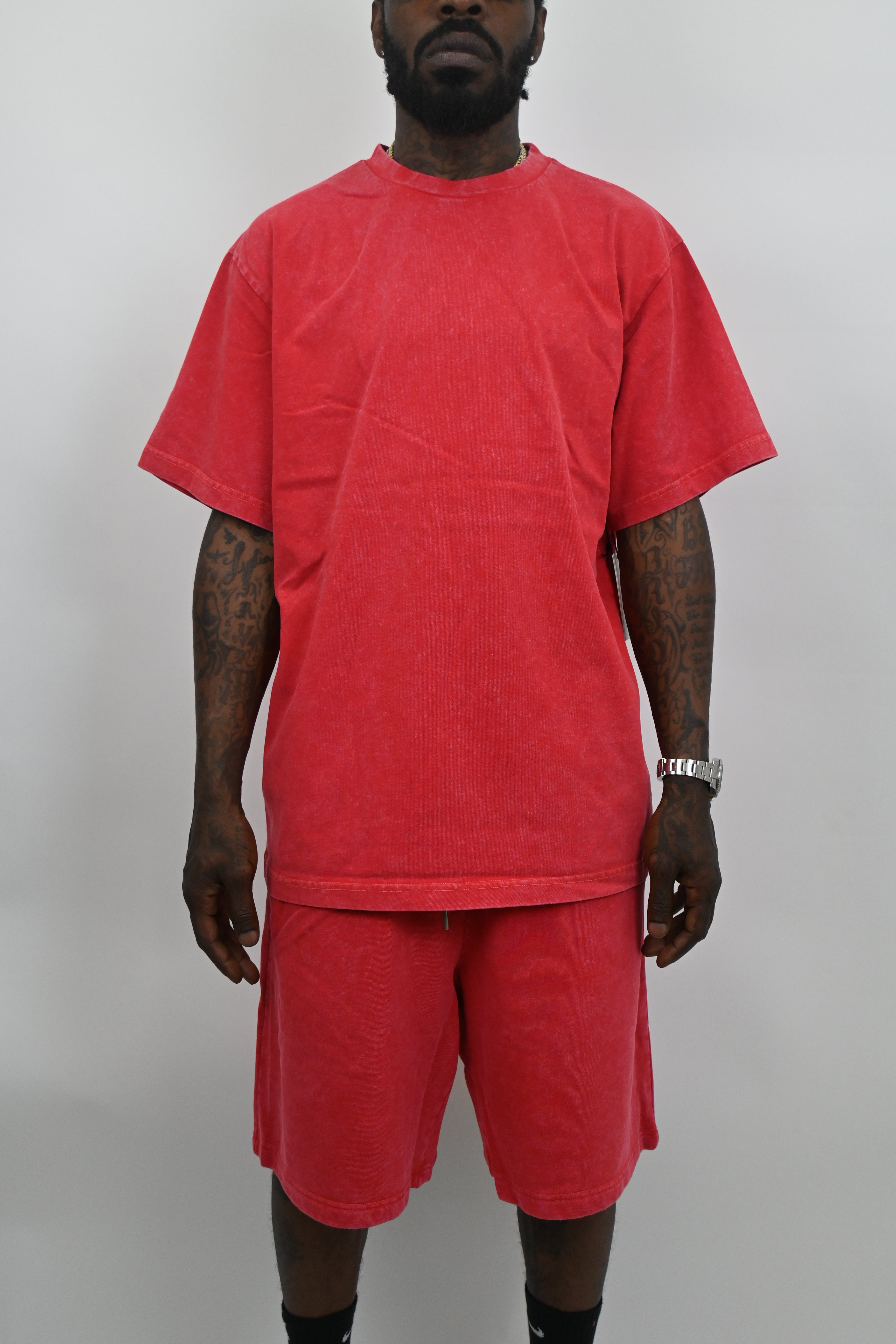 RMFS001 Stone Washed Set RED (HOLD)