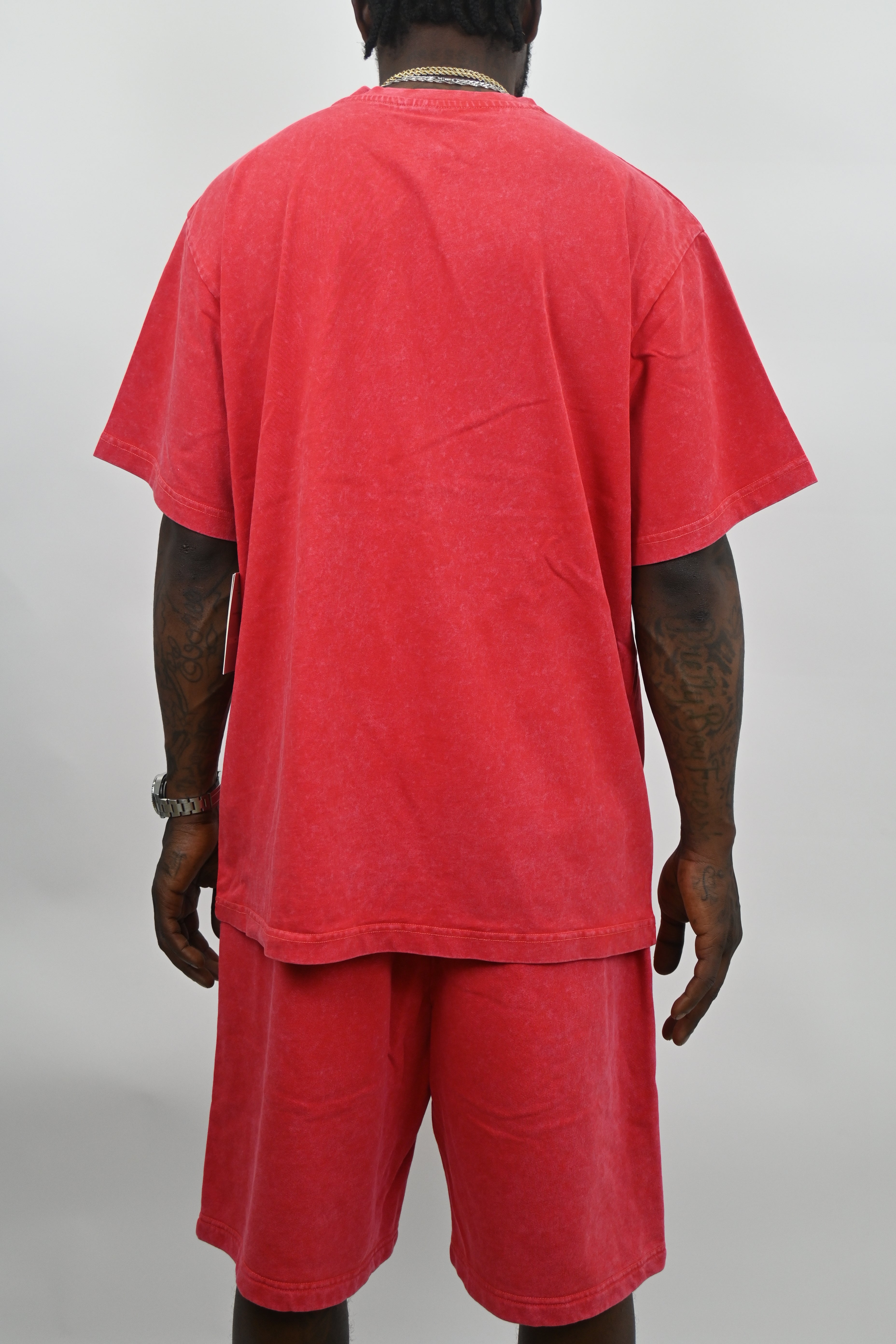 RMFS001 Stone Washed Set RED (HOLD)