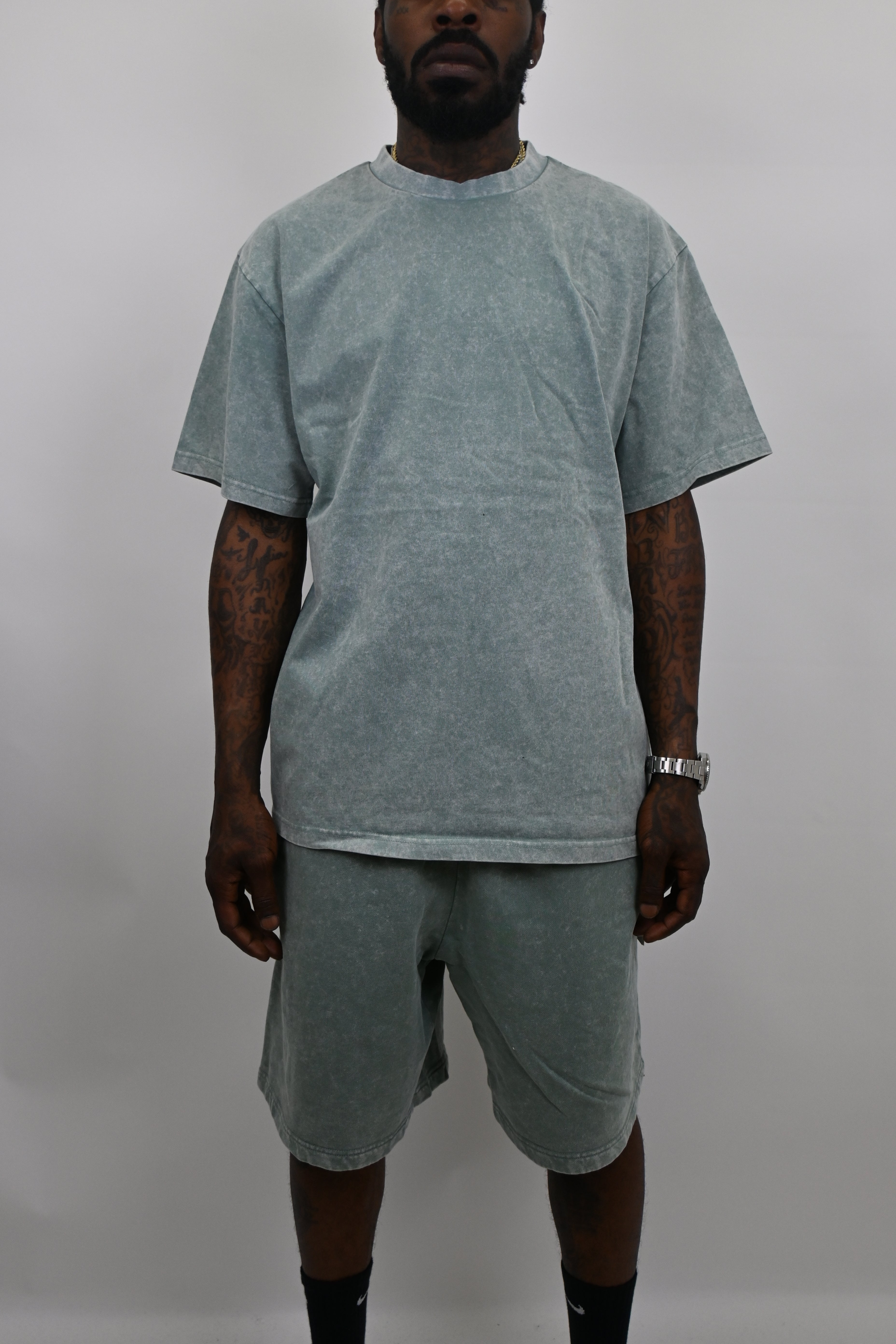 RMFS001 Stone Washed Set STEEL GRAY (HOLD)