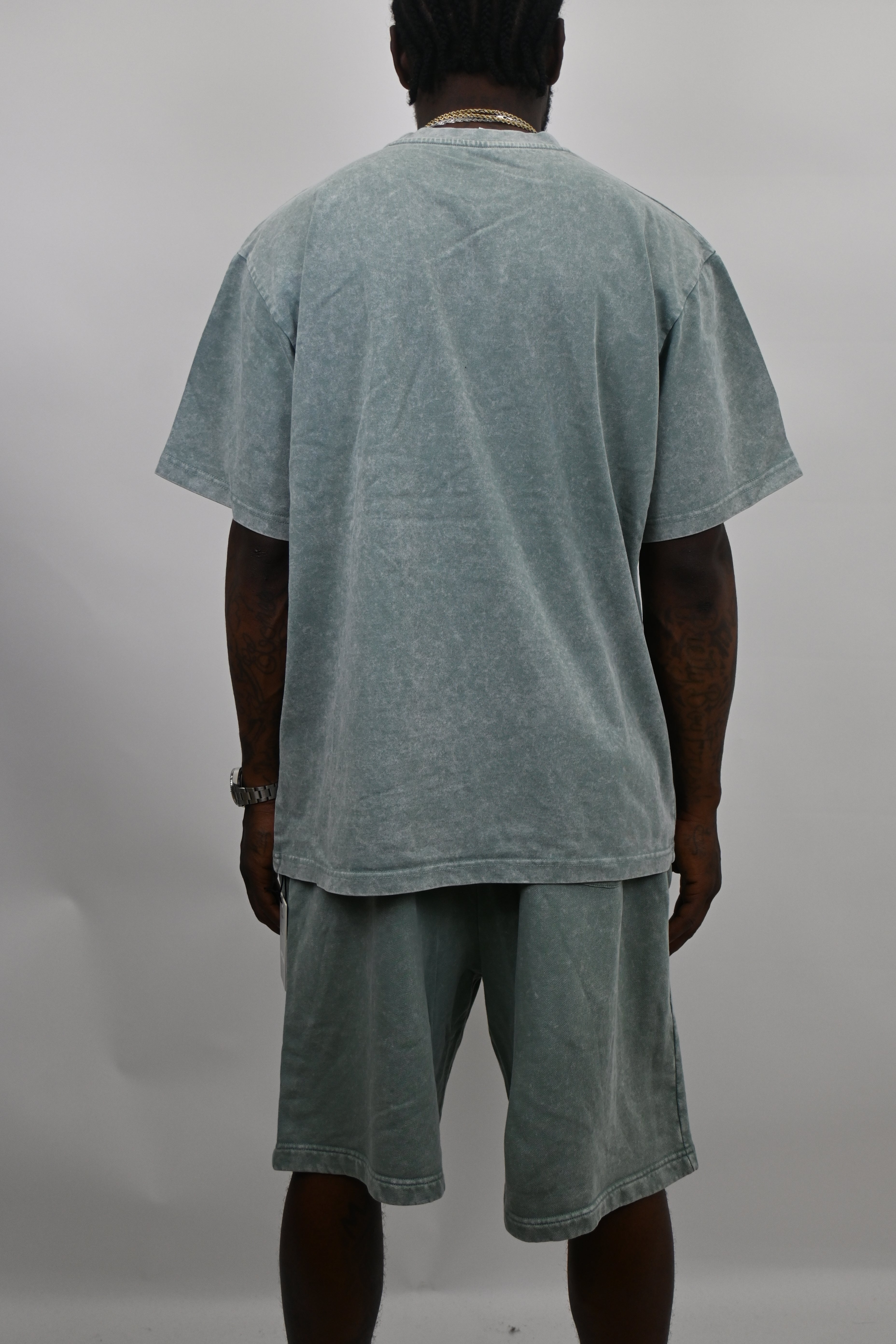 RMFS001 Stone Washed Set STEEL GRAY (HOLD)