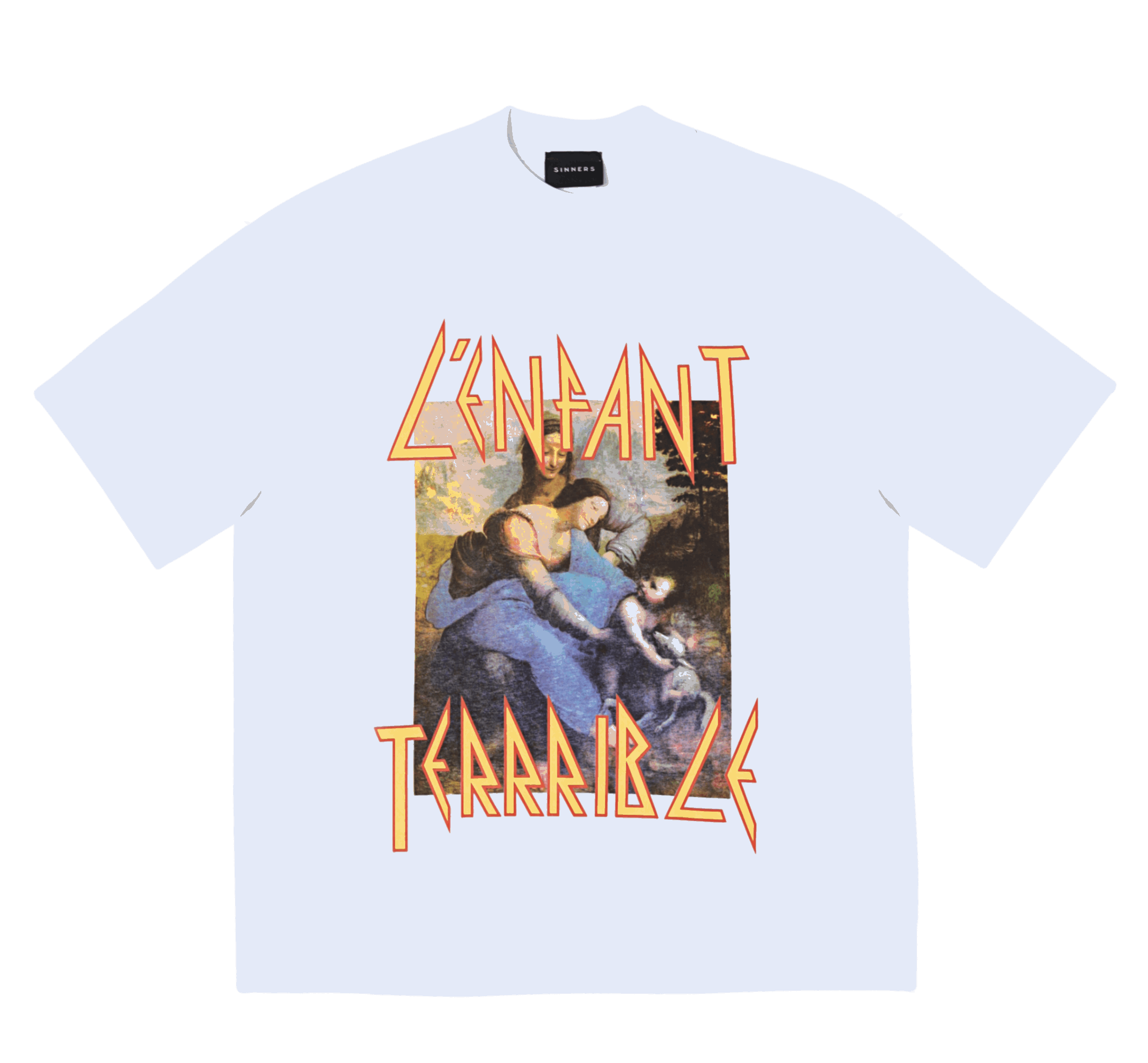 SINNERS L'ENFANT TERRIBLE WHITE T-SHIRT