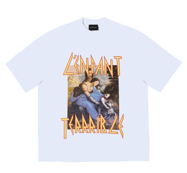 SINNERS L'ENFANT TERRIBLE WHITE T-SHIRT