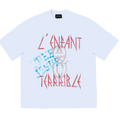 SINNERS L'ENFANT MONOGRAM WHITE T-SHIRT