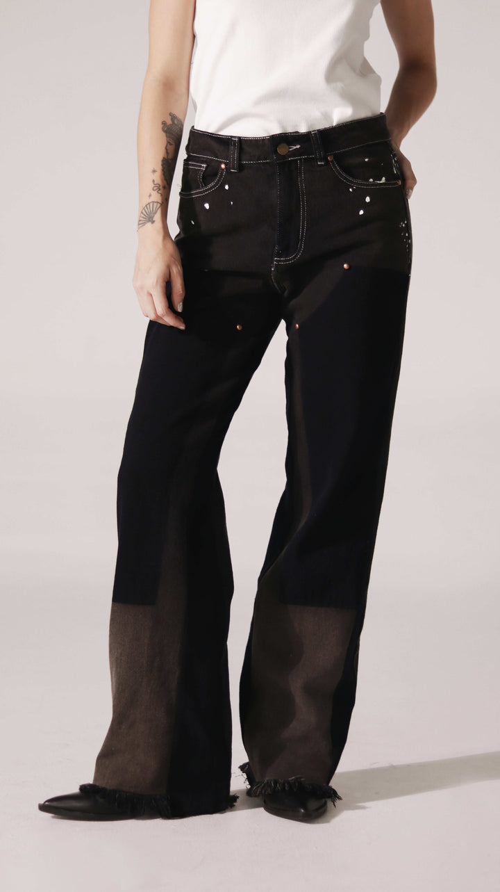 SINNERS LES MAÇONS FLARED JEANS