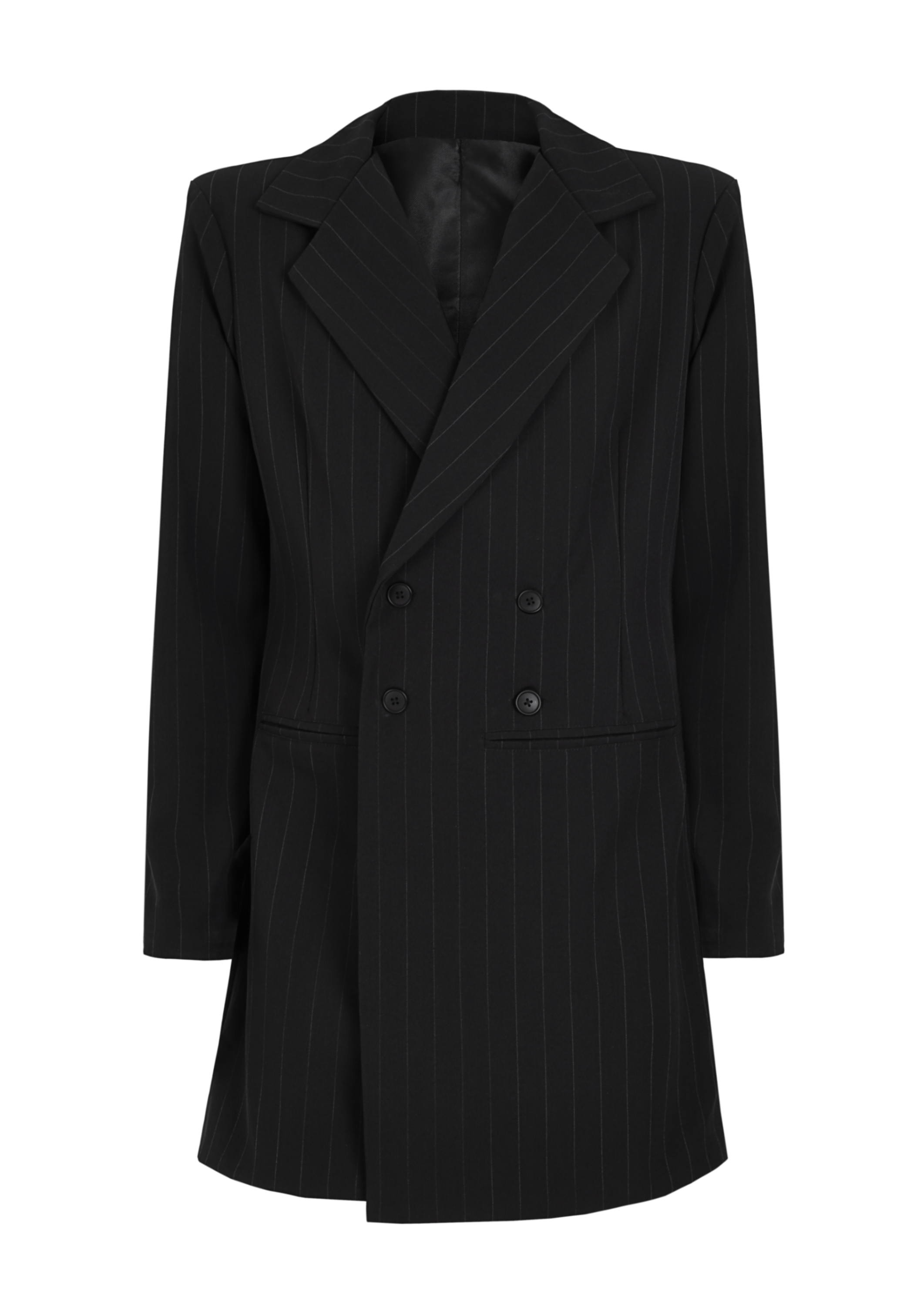 SINNERS BLACK TAILORED DIPLOMATIC BLAZER Sinners