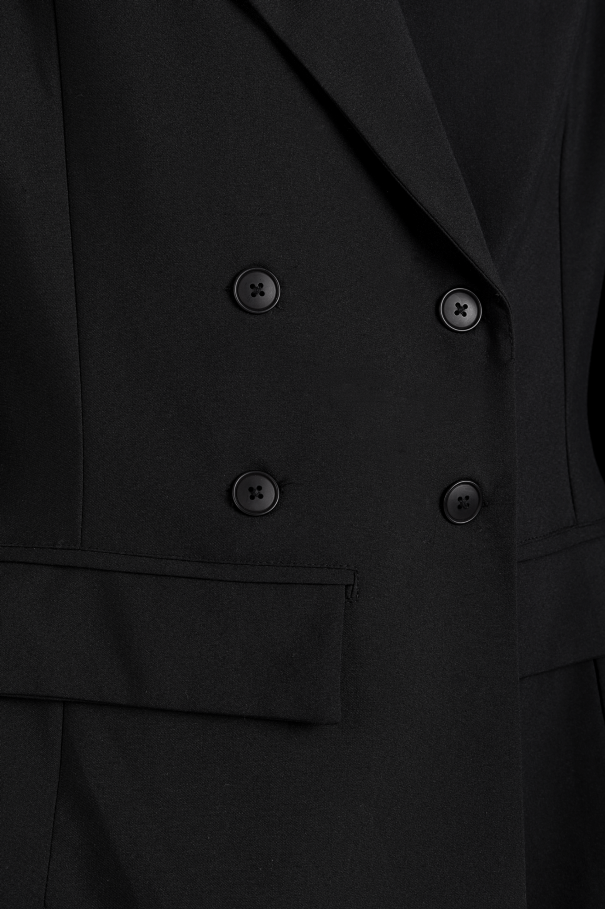 SINNERS BLACK TAILORED BLAZER Sinners