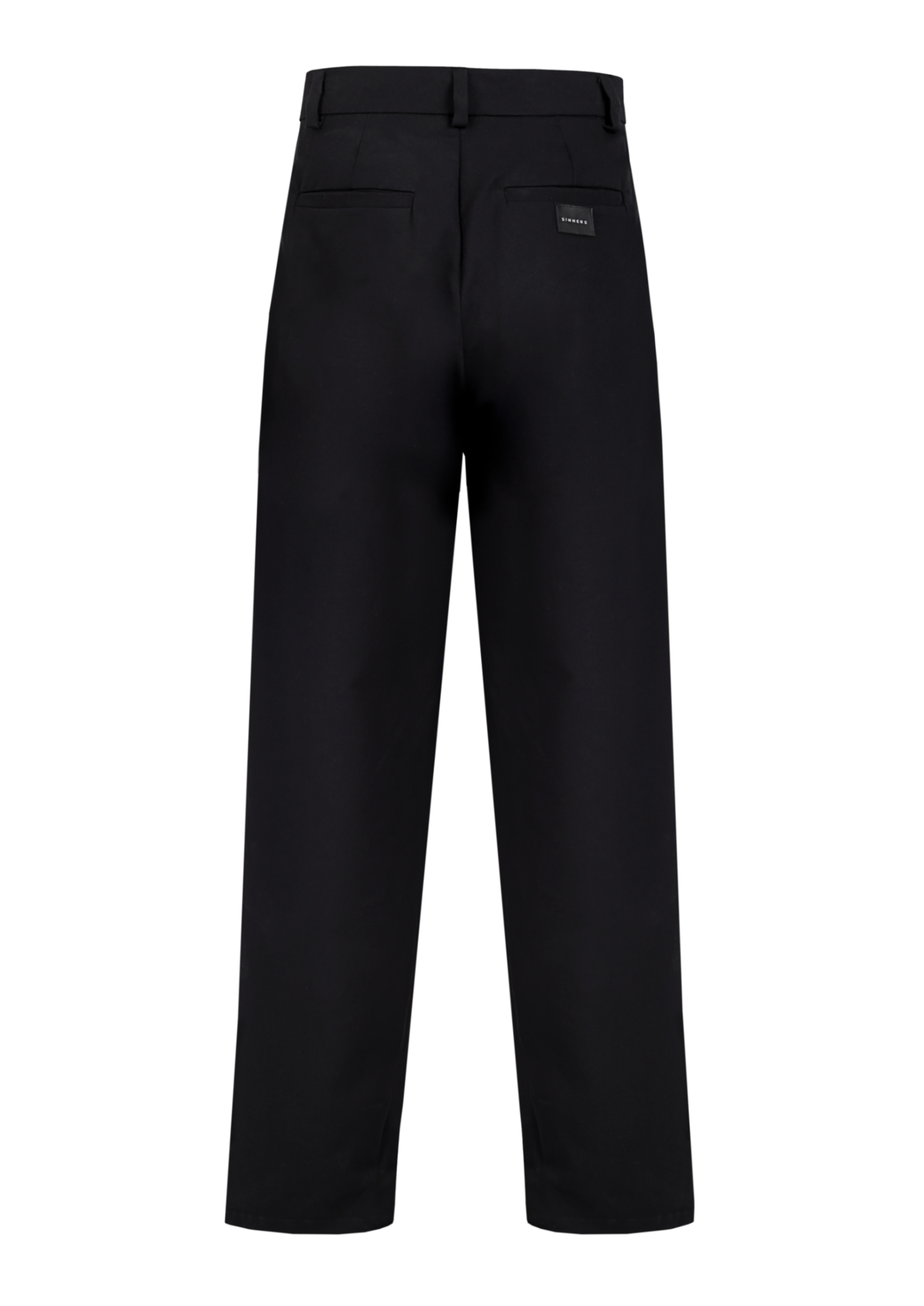 SINNERS BLACK TAILORED PANTS Sinners