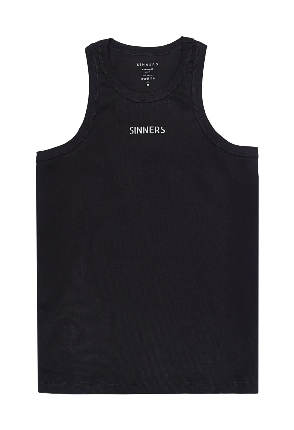 SINNERS BLACK MEN TANK TOP Sinners
