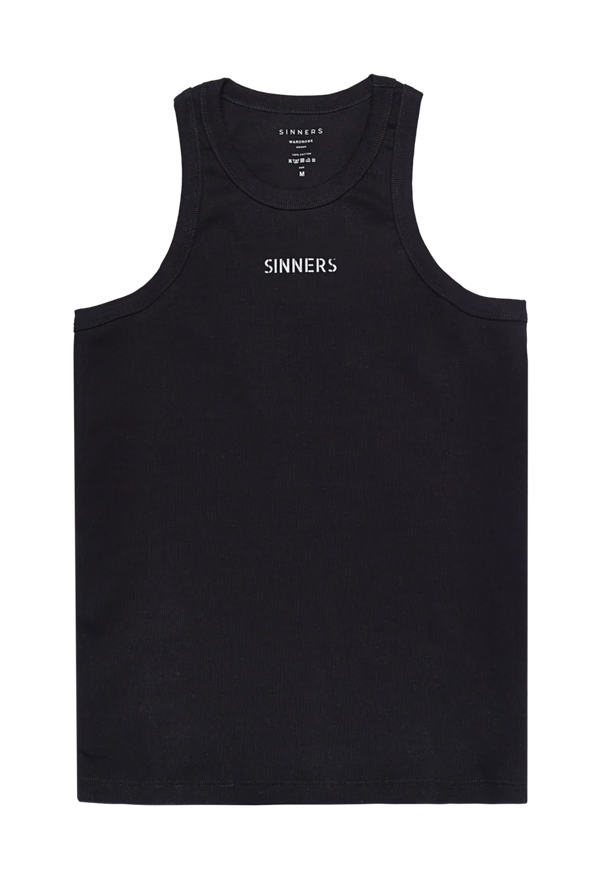 SINNERS BLACK MEN TANK TOP