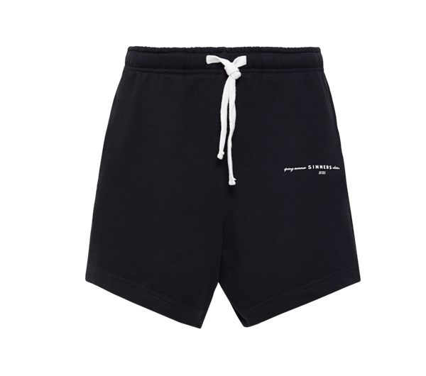 SINNERS GARMENTS BLACK SHORTS