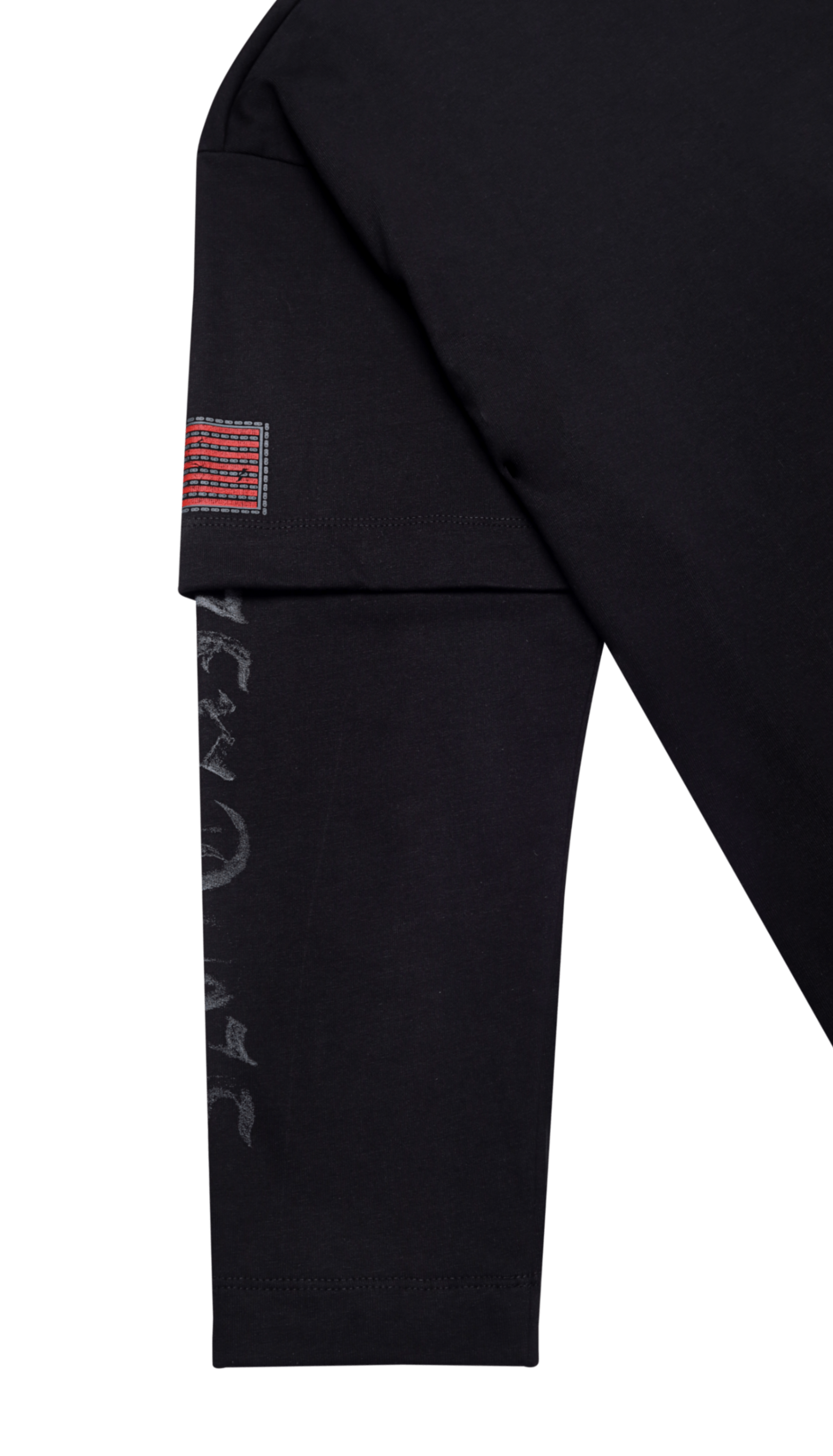 SINNERS POLIZIA BLACK DOUBLE SLEEVE Sinners