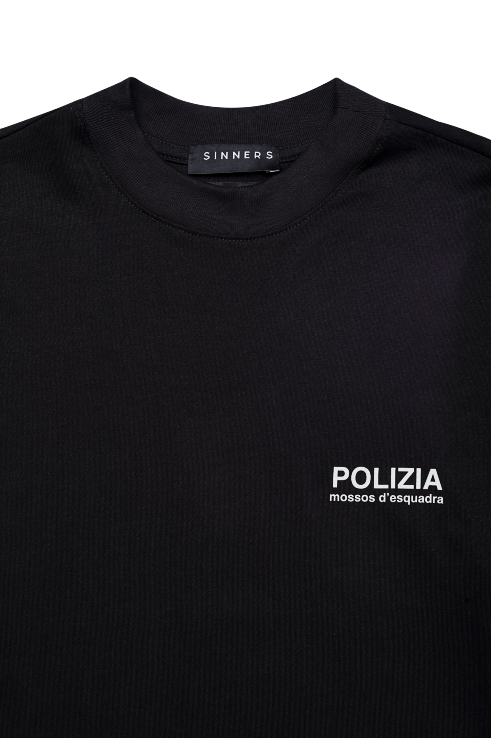 SINNERS POLIZIA BLACK DOUBLE SLEEVE Sinners