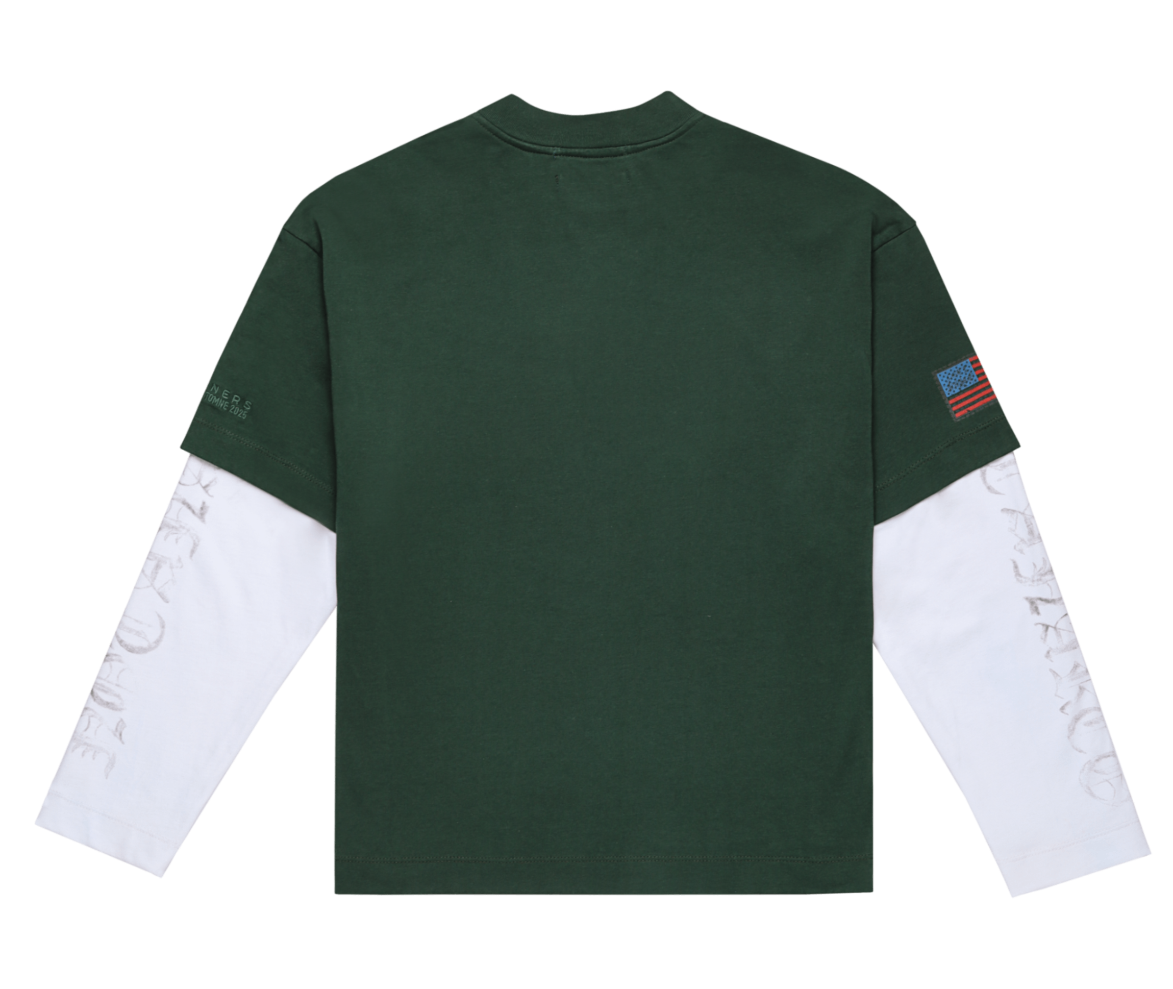 SINNERS POLIZIA GREEN DOUBLE SLEEVE Sinners