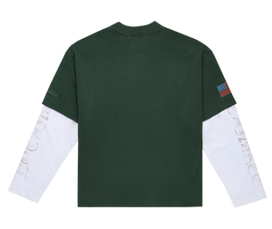 SINNERS POLIZIA GREEN DOUBLE SLEEVE Sinners