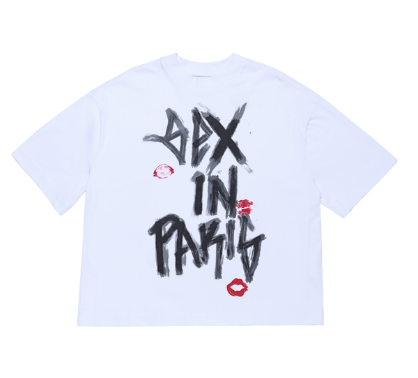 Sinners SEX IN PARIS WHITE T-SHIRT