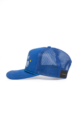 SINNERS NOT A NARCO™ BLUE/YELLOW CAP Sinners