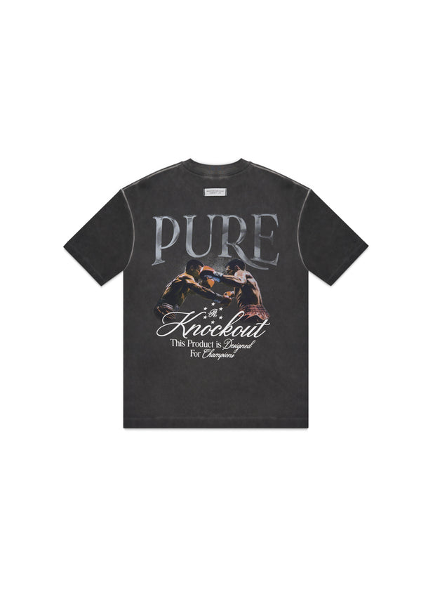 PURE Knockout Fight Night Grey T-Shirt