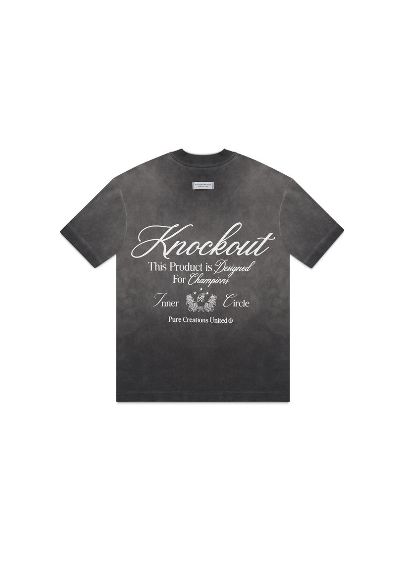 PURE Knockout Inner Circle Grey T-Shirt PURE